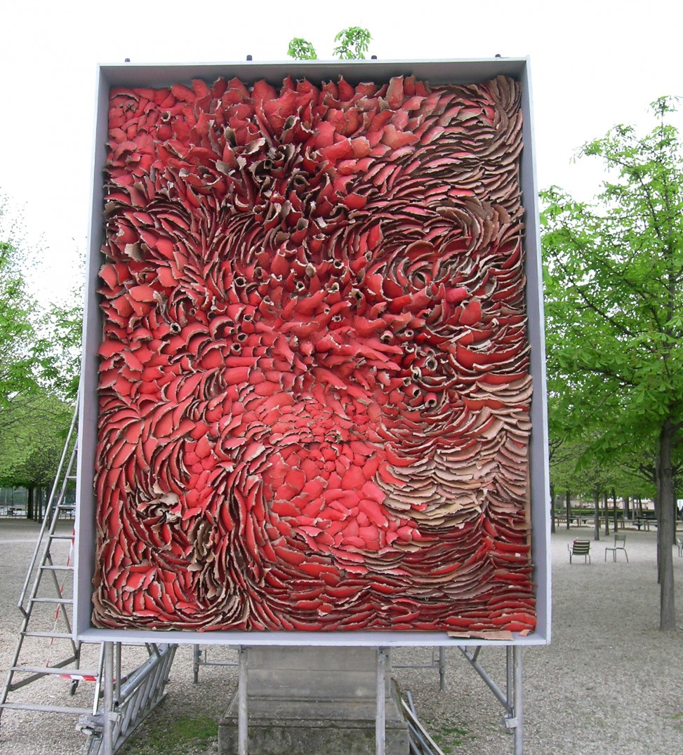 Panneau rouge - ‘’Habillage sur Anne d’Autriche ‘’ 2012